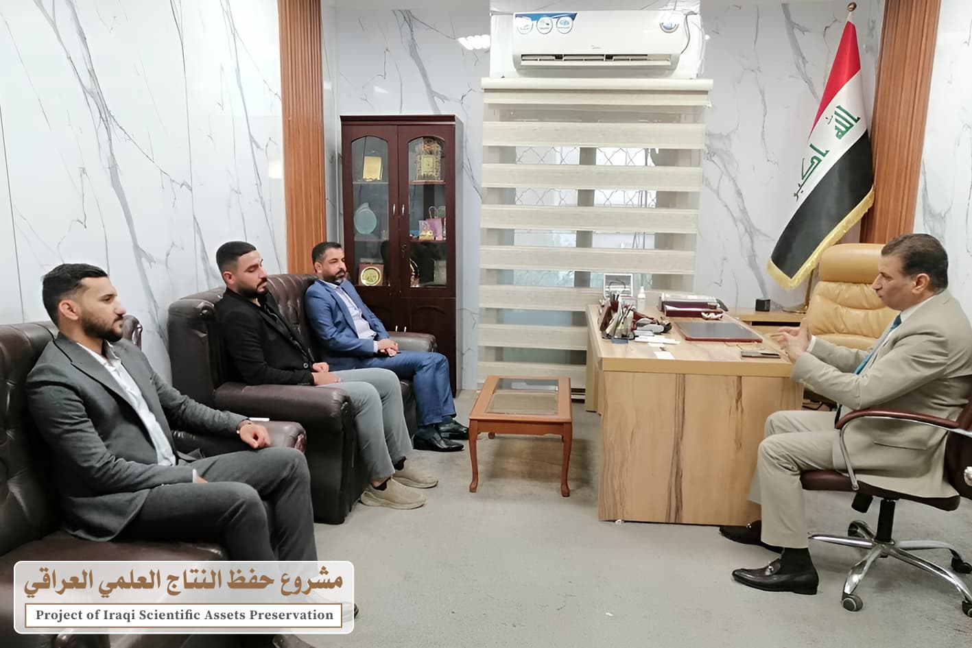 قسم الشؤون الفكرية يبحث سبل التعاون العلميّ في مجال الرقمنة مع جامعة بغداد